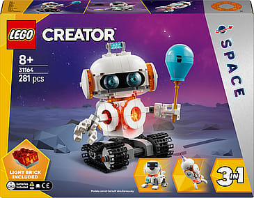 Lego Creator 3I1 Rumrobot Videnskabslegesæt 31164