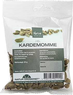 Natur Drogeriet Kardemomme tørret hel 25 g