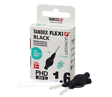 Tandex FLEXI Mellemrumsbørste Black