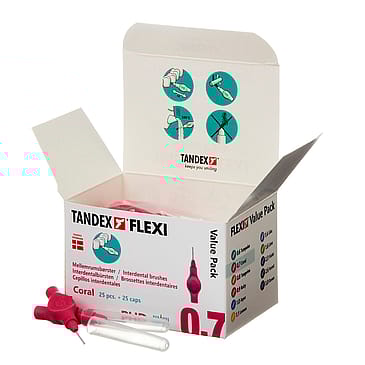 Tandex FLEXI Mellemrumsbørste Coral