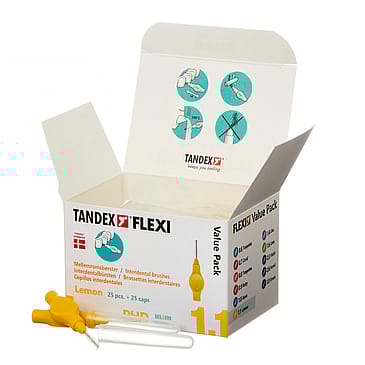 Tandex FLEXI Mellemrumsbørste Lemon
