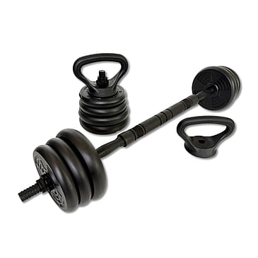 ASG Vægtsæt 20 kg. Sort/Sort