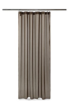 Compliments Lines shower curtain Brown 140x220 cm