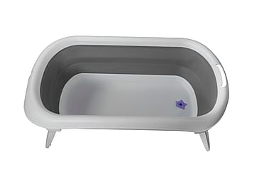 BabyDan Foldbart Babybadekar Hvid 30 L 85x48x21 cm