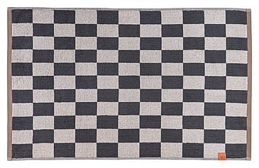 Mette Ditmer Retro Bath Mat Dark Grey 50 x 80 cm