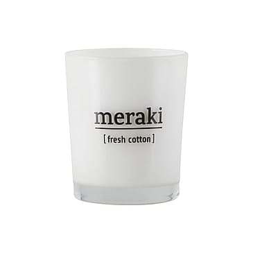 Meraki Duftlys Fresh Cotton 5,5 x 6,7 cm