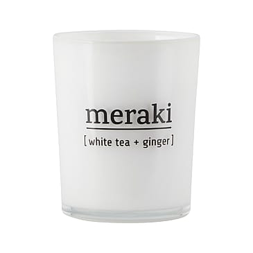 Meraki Duftlys White Tea & Ginger 5,5 x 6,7 cm