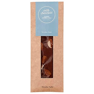 Nicolas Vahé Milk Chocolate - Caramel, Salt & Almonds 50 g