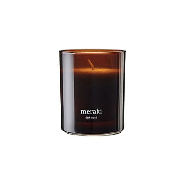 Meraki Duftlys Dark Wood 200 g