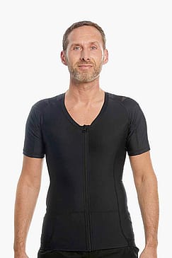 Anodyne Men's Posture Shirt Zipper Sort M