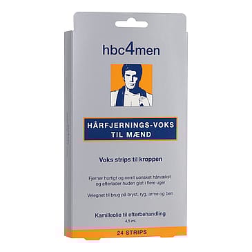 Hanne Bang Hårfjerningsvoks til Mænd 24 stk