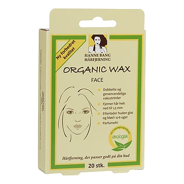 Hanne Bang Organic Wax Face 20 stk