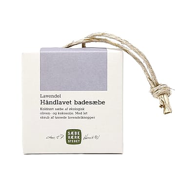 SÆBEVÆRKSTEDET Badesæbe på snor, Lavendel