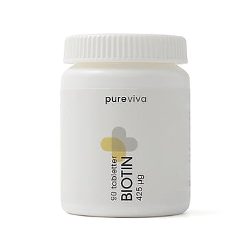 Pureviva Kosttilskud Biotin 425 µg 90 tabl.