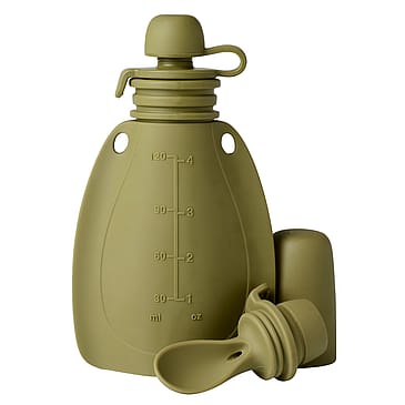 Mininor Smoothiepose med ske Mosgrøn 120 ml