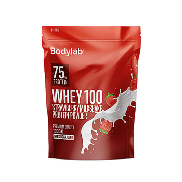 Bodylab Whey Proteinpulver 1 kg Strawberry Milkshake