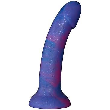 Baseks Blue Galaxy Silikone Dildo 18 cm