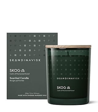 SKANDINAVISK SKOG Duftlys med Låg 200 g