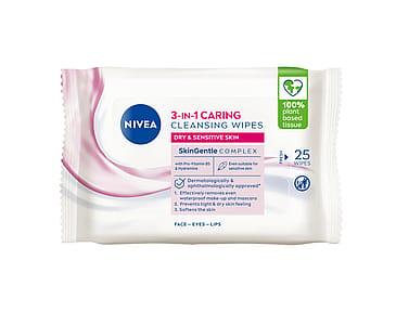 NIVEA Gentle Cleansing Wipe 25 stk.