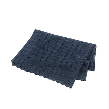 SMALLSTUFF Baby Tæppe Fishbone Knit Navy