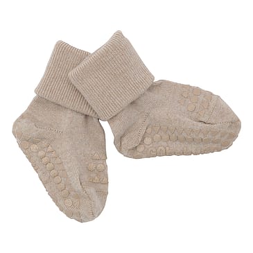 GoBabyGo Kravle Strømpebukser Merino Uld Sand 27-30