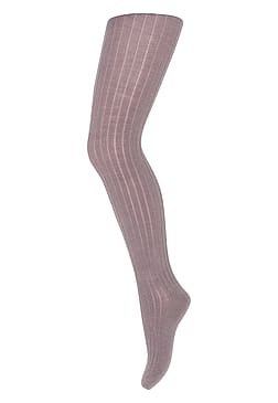 mp Kids Wool Rib Tights Dark Purple Dove 100