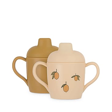 Konges Sløjd Drikkekop m. tud 2-pak Lemon