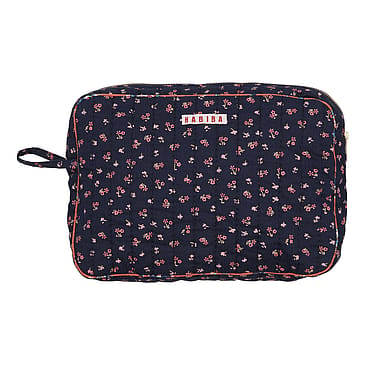 HABIBA Fleur Toiletry Bag Indigo