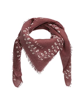 HABIBA Paloma Scarf Burgundy