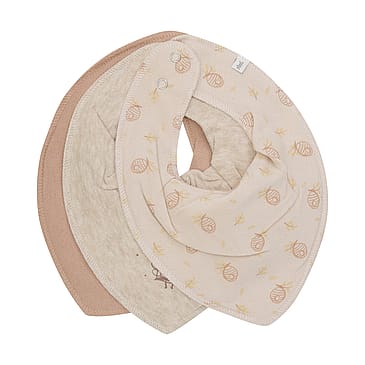 Pippi Bandana Bib Uni -AOP 3-pak Rainy Day