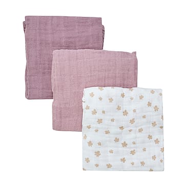 Pippi Cloth Muslin 3-pak Quail - 65x65 cm