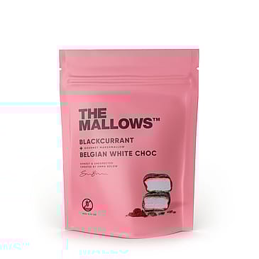 The Mallows Marshmallows Blackcurrant & White Chocolate