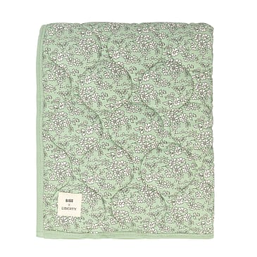 BIBS x Liberty Quilted Blanket Eloise Sage 70 x 100 cm