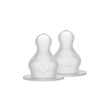 BIBS Flaskesut Silikone 2-pak Medium Flow