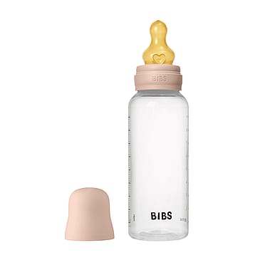 BIBS Sutteflaske Medium Flow Latex Blush 270 ml