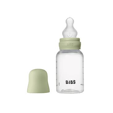 BIBS Sutteflaske Slow Flow Silikone Sage 150 ml