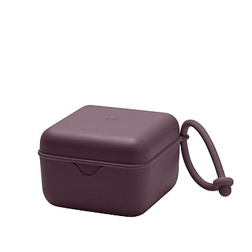 BIBS Pacifier Box Plum