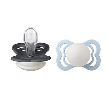 BIBS Pacifier Supreme 2-Pak Silicone Size 1
