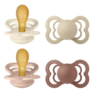 BIBS Supreme Latex Sutter - 4-pak Ivory/Vanilla/Blush/Woodchuck Str. 2