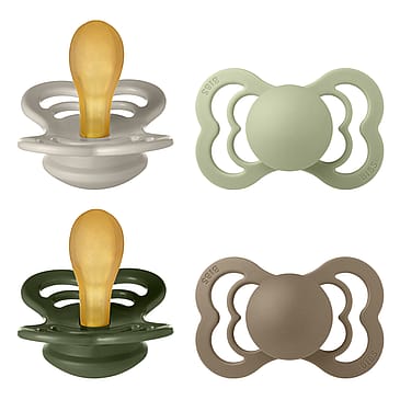 BIBS Supreme Latex Sutter - 4-pak Sand/Sage/Huntergreen/Dark Oak Str. 2