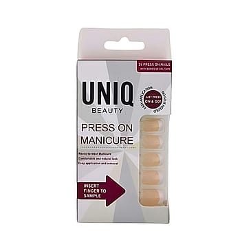 UNIQ Click On / Press On Negle 24 stk. French Nails