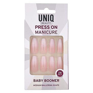 UNIQ Kunstige Negle med Lim Baby Boomer