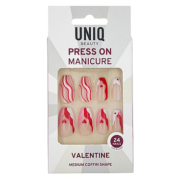 UNIQ Kunstige Negle med Lim Valentine