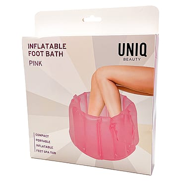 UNIQ Oppusteligt Fodbad Pink