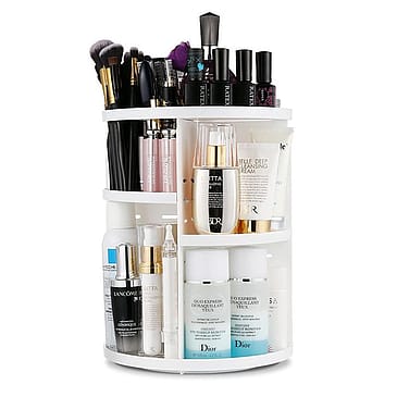 UNIQ Rotating Cosmetic Organizer Hvid