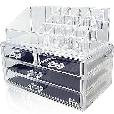 UNIQ Smykke / Makeup Organizer Transparent