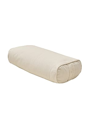 Moonchild Yoga Bolster - Organic Cotton - Small Rectangular Natural