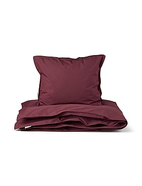 Studio Feder Junior Sæt Percale Burgundy 100x140cm/40x45cm