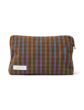 Studio Feder Celia Toiletry Bag Cotton Chestnut
