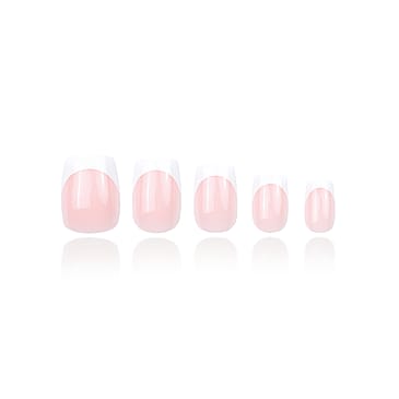 DUFFBEAUTY Instant Pro Press-on Manicure Classic French, Square